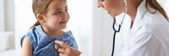 dokter met kindje