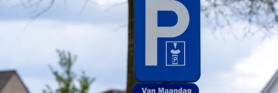 Bord Blauwe zone