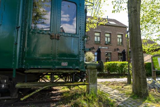 Leireken met trein