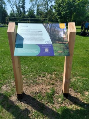 Toeristisch infobord Groene Long